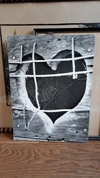 Vintage jaren 70 foto op hardboard - Bernard Grange, Ophalen of Verzenden