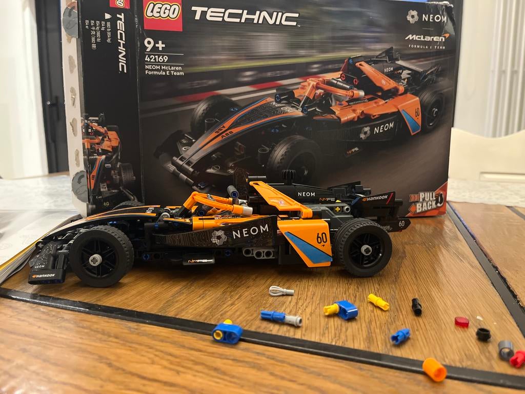 LEGO Technic Raceauto - Compleet, Ophalen of Verzenden, Zo goed als nieuw