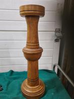 zuil /kandelaar van massief hout zwaar, Huis en Inrichting, Ophalen of Verzenden, 'T Olde Gre-j, Info@toldegrej.nl, Endepoelstraat 20f Didam
