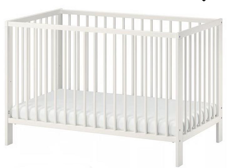 Kinderbedje IKEA 120x60, Kinderen en Baby's, Babywiegjes en Ledikanten, Zo goed als nieuw, Ledikant, Ophalen