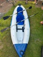Opblaasbare kano nvigator boat/ pathfinder, Watersport en Boten, Kano's, Ophalen, Gebruikt, Twee personen, Met peddels