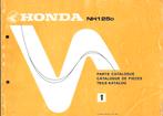 Honda NH125 Lead Parts List (1230z) scooter, Ophalen of Verzenden, Honda
