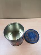 Voorraadblik met afbeelding van poppetjes, rond, Ophalen of Verzenden