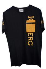 XL slim-fit T-shirt Iceberg zwart geel, Kleding | Heren, T-shirts, Nieuw, Iceberg, Ophalen of Verzenden, Maat 56/58 (XL)