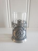 SKS Zinn 95% tin bekertje, Glas Houder duits Design, Antiek en Kunst, Ophalen of Verzenden