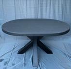 Ovale eiken tafel 150x105x6.5cm met matrixpoot LEEGVERKOOP!!, Nieuw, 100 tot 150 cm, 100 tot 150 cm, Landelijk