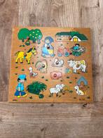 Rolf schoolmateriaal houten xl inlegpuzzel/puzzel boerderij, 2 tot 4 jaar, Gebruikt, 10 tot 50 stukjes, Ophalen of Verzenden