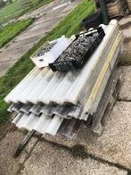 Lichtdoorlatende geïsoleerde golfplaten 1,53 lang., Doe-het-zelf en Verbouw, Zwart, Ophalen of Verzenden, Zo goed als nieuw, 15 m² of meer