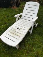 Ligbed Flair Plaisur wit, Ophalen, Gebruikt, Kunststof