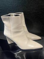 Leren laarsjes crème Zara 37 nieuw, Kleding | Dames, Schoenen, Verzenden, Nieuw, Beige