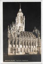 Middelburg, Verlicht Stadhuis 1953, Verzenden, 1940 tot 1960, Gelopen, Zeeland