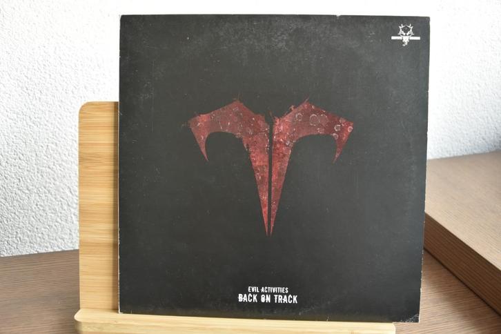 Evil Activities – Back on Track (VG+)/(NM) hardcore vinyl, Cd's en Dvd's, Vinyl | Dance en House, Zo goed als nieuw, Techno of Trance