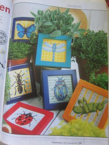 beginners borduurpatroon voor KINDEREN  van en insecten beschikbaar voor biedingen