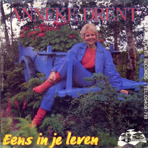 Single (1985) Anneke Drent - Eens in je Leven / Een Matroos, Cd's en Dvd's, Vinyl | Nederlandstalig, Gebruikt, Levenslied of Smartlap