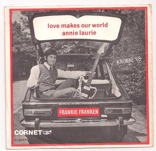 Nederbeat- Frankie Franken- Love makes our World, Cd's en Dvd's, Vinyl Singles, Gebruikt, Pop, Verzenden