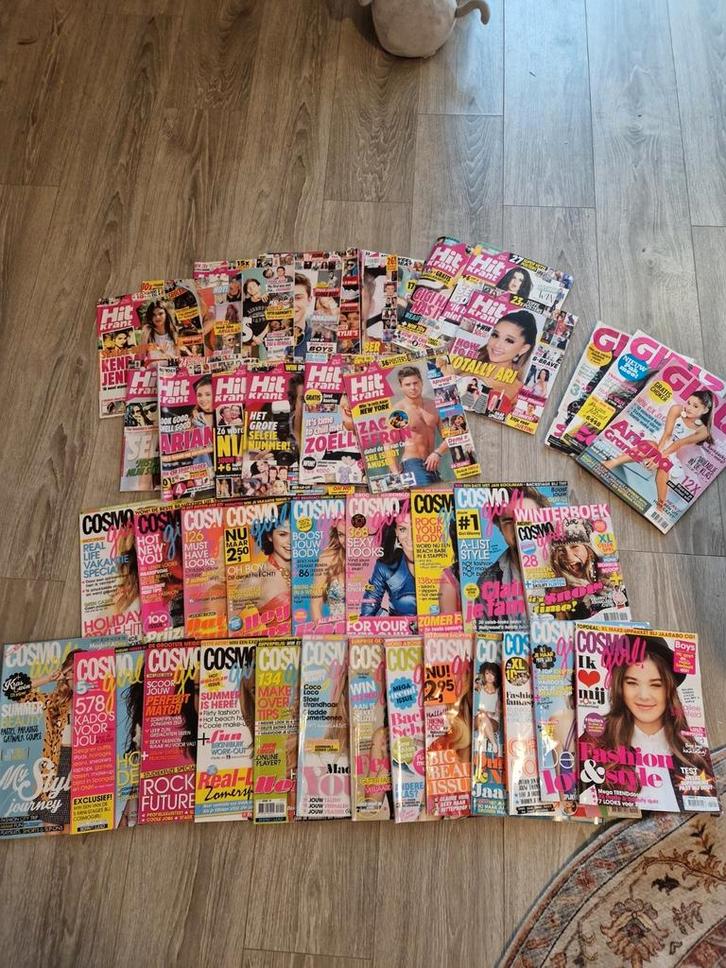 Mega partij vintage cosmogirls, girlz en hitkrant, Boeken, Tijdschriften en Kranten, Zo goed als nieuw, Ophalen of Verzenden