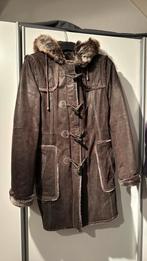 Winterjas immitatie bont, Kleding | Dames, Jassen | Winter, Bruin, Maat 42/44 (L), Ophalen of Verzenden, Zo goed als nieuw