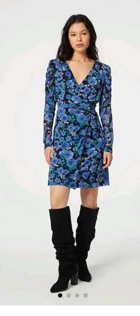 Fabienne Chapot Flake jurk maat L *nieuw *, Kleding | Dames, Jurken, Nieuw, Maat 42/44 (L), Blauw, Ophalen of Verzenden