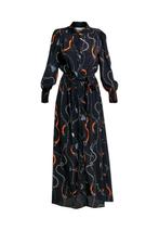Nieuw! Naf Naf viscose maxi jurk maat 36 - S, Zwart, Nieuw, Ophalen of Verzenden, Maat 36 (S)