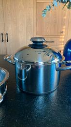 Grote AMC premium pan inhoud 6,5 liter, Kookpan of Snelkookpan, Ophalen of Verzenden, Zo goed als nieuw, Rvs