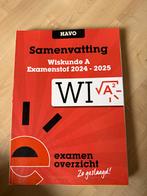 ExamenOverzicht - Samenvatting Examenstof Wiskunde A HAVO, Ophalen of Verzenden, Nederlands, Overige niveaus, ExamenOverzicht