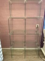Glazen display, Ophalen, Met plank(en), Gebruikt, Glas