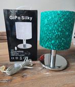 Nieuwe Groene GiPo Silky Tafellamp - 28cm, Nieuw, Ophalen of Verzenden, Metaal, Modern