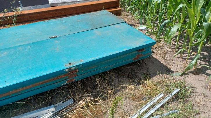 Multiplex  platen  /deuren, Doe-het-zelf en Verbouw, Deuren en Horren, Gebruikt, Buitendeur, 200 tot 215 cm, Ophalen