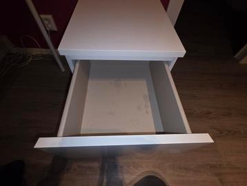 Ikea Malm nachtkastje kastje kast wit ladekast ladekastje - afbeelding 6