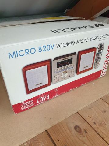  Sansui Micro 820V VCD/MP3 Micro NIEUW! beschikbaar voor biedingen