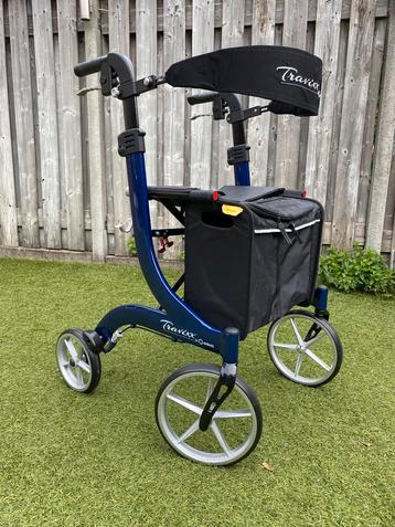 Travixx Deluxe M - Medipoint rollator +tas+rugband beschikbaar voor biedingen