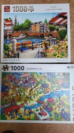 Twee King puzzels 1000 stukjes, Ophalen of Verzenden, 500 t/m 1500 stukjes, Zo goed als nieuw, Legpuzzel