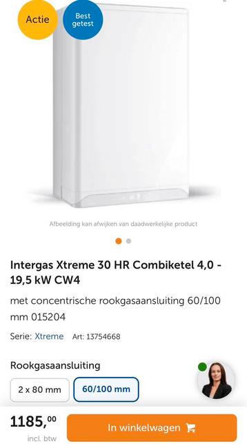 Intergas Xtreme 30 beschikbaar voor biedingen