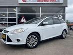 Ford Focus Wagon 1.0 EcoBoost Titanium /Airco/Cruise/Stoelve, Euro 5, Gebruikt, Met garantie (alle), Wit