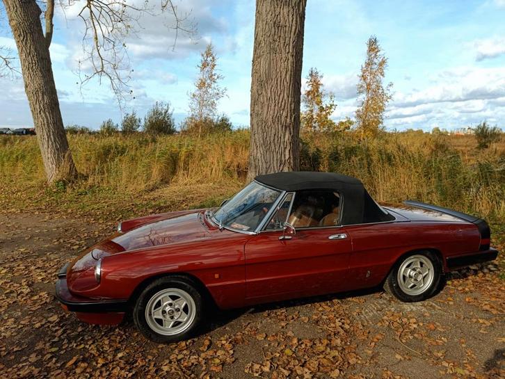 Alfa Romeo Spider 3 aerodinamica, Auto's, Alfa Romeo, Particulier, Spider, Alarm, Lederen bekleding, Lichtmetalen velgen, Metallic lak