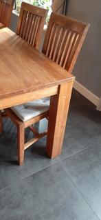 Teak Houten Eettafel 240x100 - Netjes!, Ophalen of Verzenden