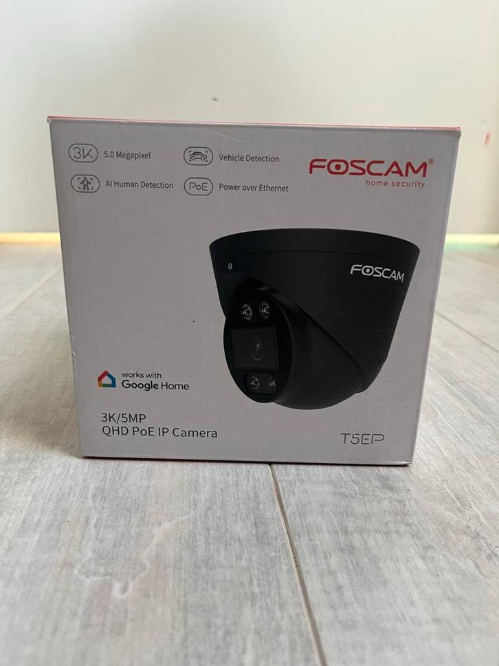 Beveiligingscamera Foscam T5EP - Nieuw in doos!, Audio, Tv en Foto, Videobewaking, Nieuw, Buitencamera, Ophalen of Verzenden