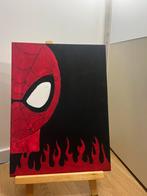 Spiderman schilderij, Ophalen