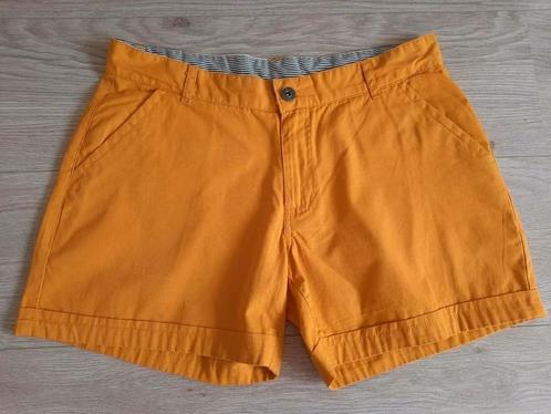 NIEUW! Okergele Korte Zomerbroek Broek Okergeel Maat 38 M, Kleding | Dames, Broeken en Pantalons, Nieuw, Maat 38/40 (M), Geel
