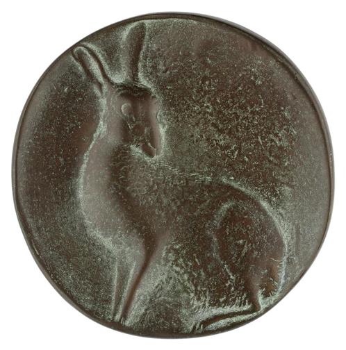 Penning Marianne Letterie : Alice in Wonderland, 1976, Postzegels en Munten, Penningen en Medailles, Brons, Nederland, Verzenden