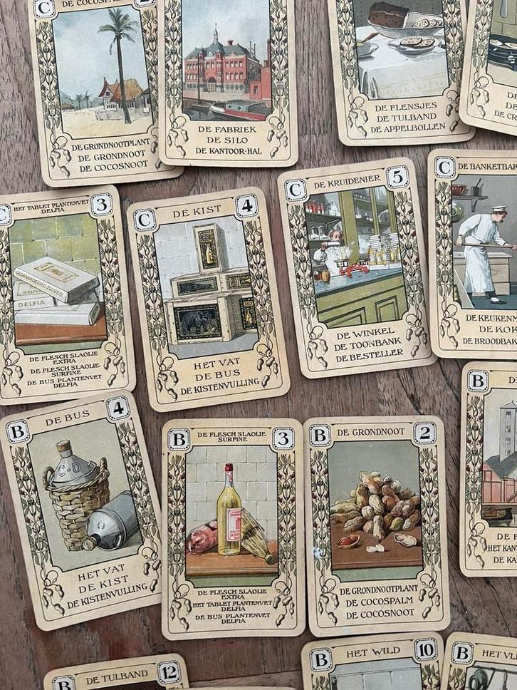 NOF Kwartet 1920 Calvé, Verzamelen, Merken en Reclamevoorwerpen, Gebruikt, Overige typen, Ophalen of Verzenden