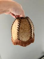 Oude antieke vintage brocante lampenkap kap voor lamp bruin, Huis en Inrichting, Lampen | Lampenkappen, Ophalen of Verzenden, Gebruikt