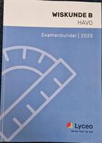 Wiskunde B HAVO Lyceo examenbundel, HAVO, Ophalen of Verzenden, Zo goed als nieuw