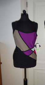 NIEUW Nickey Nobel Badpak Maat 48  zwart met roze, witte, be, Kleding | Dames, Badmode en Zwemkleding, Overige kleuren, Nieuw