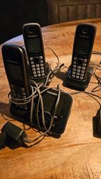 Draadloze telefoon met antwoordapparaat, Ophalen of Verzenden, Gebruikt, 3 handsets