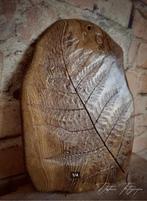 Rustieke borrelplank FERN handmade keramiek, Ophalen of Verzenden