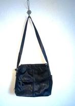 mooie leren Pascal tas in stijl van Renato Angi, Overige merken, Gebruikt, Zwart, Ophalen of Verzenden