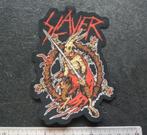 Slayer mooie shaped limited edition show no mercy patch 48, Verzamelen, Muziek, Artiesten en Beroemdheden, Nieuw, Kleding, Verzenden