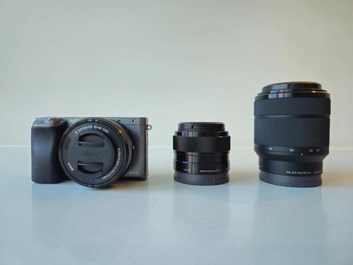 Sony A6000 met 3 lenzen, Audio, Tv en Foto, Fotocamera's Digitaal, Zo goed als nieuw, Compact, Sony, Ophalen