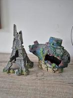 2 aquarium ornamenten, Ophalen, Gebruikt, Sierelement